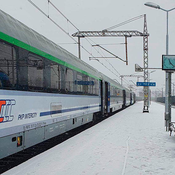 Mewa utkna. Pocig relacji winoujcie - Warszawa Wschodnia mia przymusowy postj