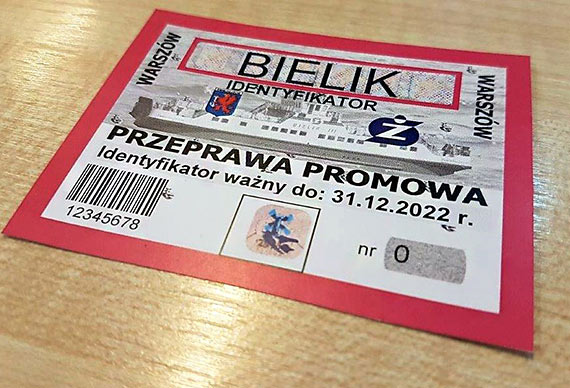 Informacja o identyfikatorach na promy