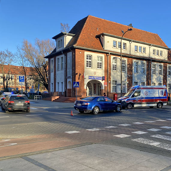 Wypadek na ulicy Wojska Polskiego. Poszkodowana zostaa jedna osoba