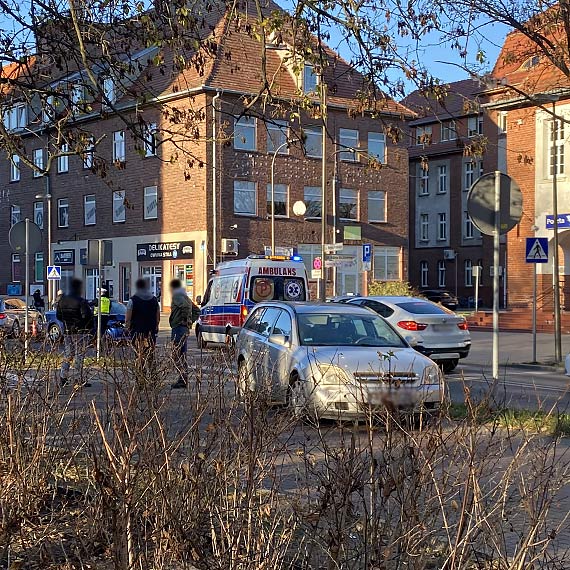 Wypadek na ulicy Wojska Polskiego. Poszkodowana została jedna osoba