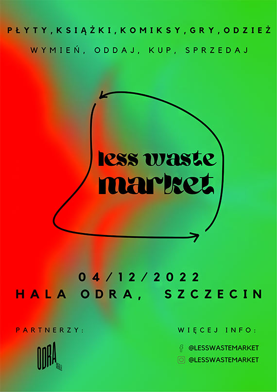 Less Waste Market • vol. 10 • 4 grudnia 2022 • godz. 12:00 - 17:00  Hou hou hou! Do nas cho!