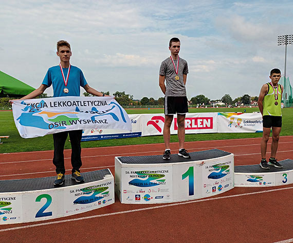 Sukcesy sportowe zawodników Klubu OSiR „Wyspiarz” w sezonie lekkoatletycznym 2022