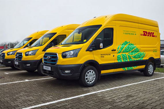 DHL Express wynajmuje 33 elektryczne Fordy od Arval