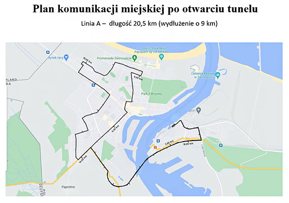 Autobusem, samochodem, promem: komunikacja w mieście po otwarciu tunelu