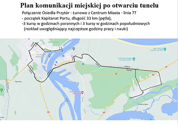Autobusem, samochodem, promem: komunikacja w mieście po otwarciu tunelu