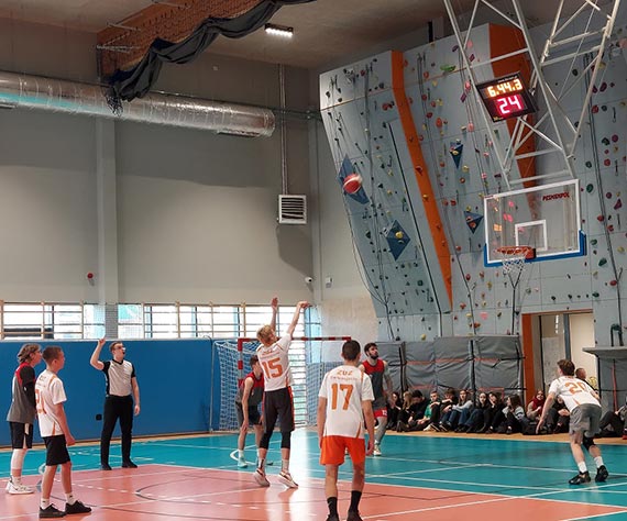 Piłka koszykowa chłopców w ramach licealiady 2022/2023