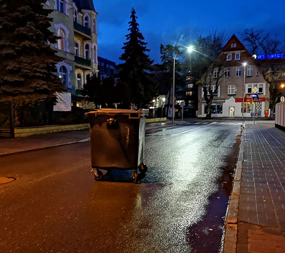 Orkan Otto dotar do winoujcia i pokazuje swoj si!