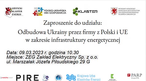 Odbudowa Ukrainy pierwsza w tym roku konferencja w Polsce odbędzie się w Gryficach