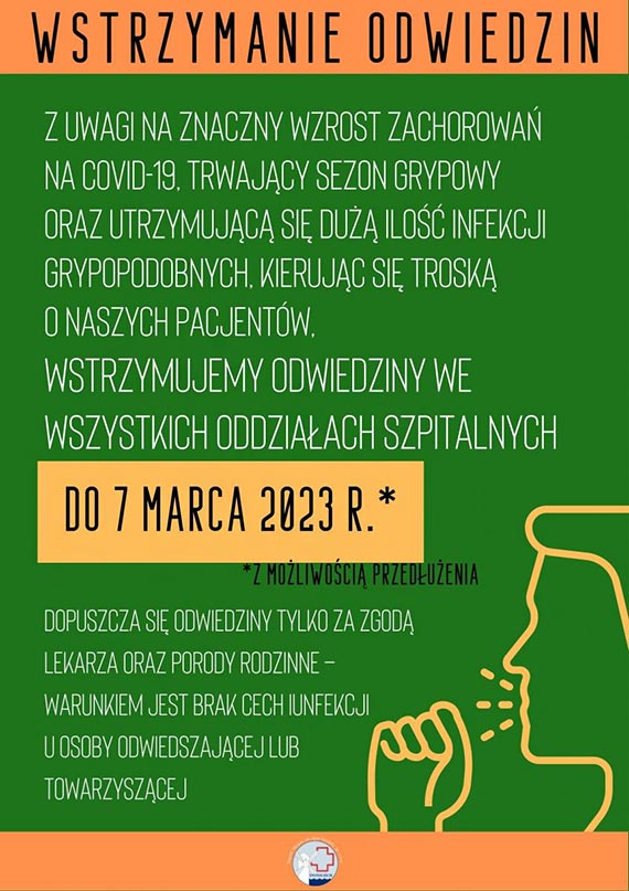 Wstrzymane odwiedziny w Szpitalu Miejskim