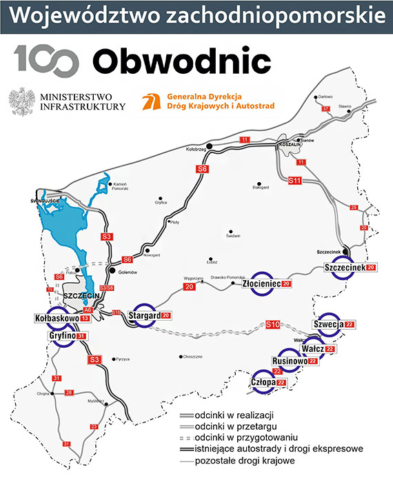 Obwodnica Stargardu w cigu DK20 z decyzj rodowiskow