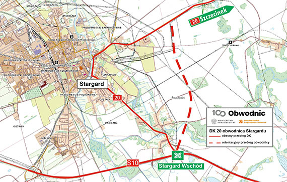 Obwodnica Stargardu w cigu DK20 z decyzj rodowiskow