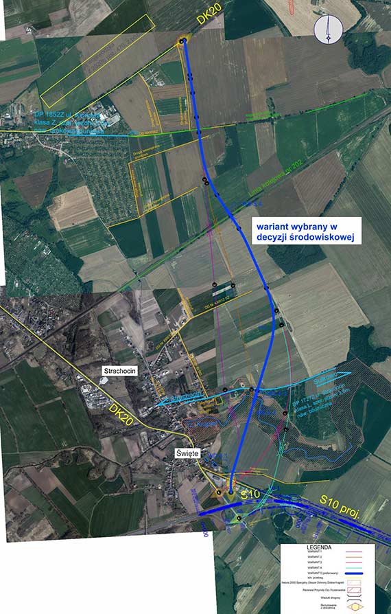 Obwodnica Stargardu w ciągu DK20 z decyzją środowiskową