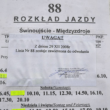 Linia 88 zawieszona