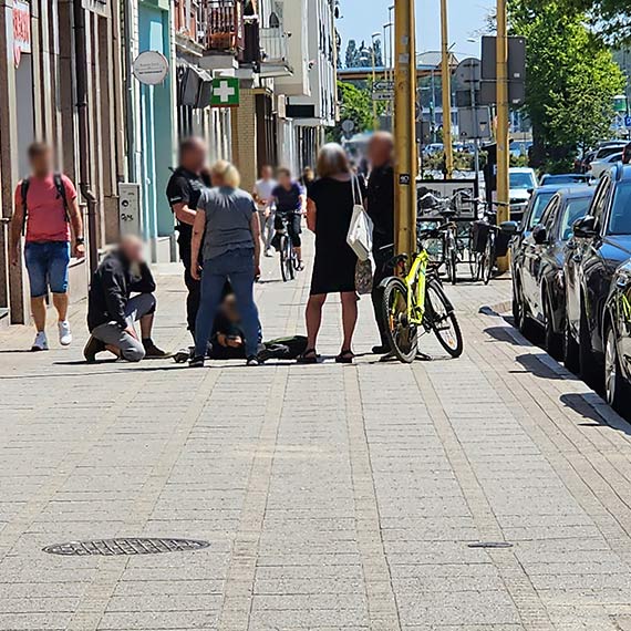 11-letni rowerzysta doznał urazu nogi