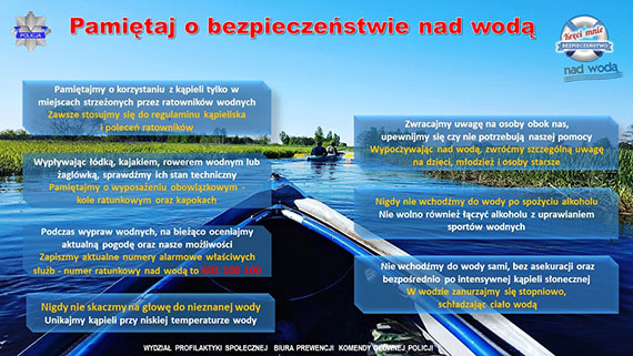 Apelujemy o rozsdek podczas przebywania nad wod!