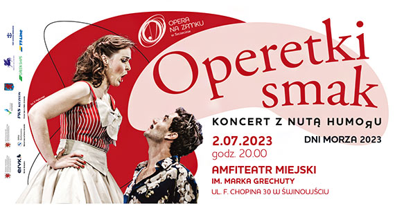 Smak operetki - koncert pełen humoru w ramach Dni Morza 2023