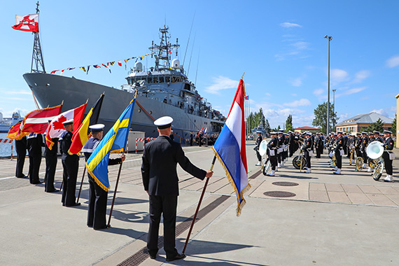 Polscy marynarze na czele Stałego Zespołu Sił Obrony Przeciwminowej NATO Grupa 1