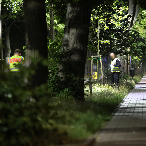 Nocny pościg przez granicę. Kierowca forda nie zatrzymał się do kontroli po niemieckiej stronie