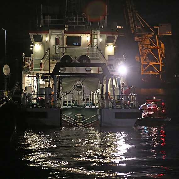 Zaginięcie na morzu? Nocne poszukiwania w Świnoujściu zakończone niespodzianką