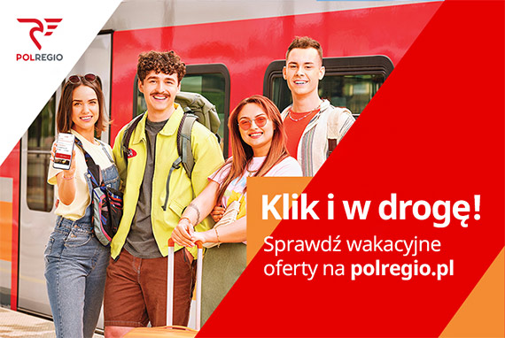 Ruszya nowa wakacyjna kampania reklamowa POLREGIO – „Klik i w drog!”