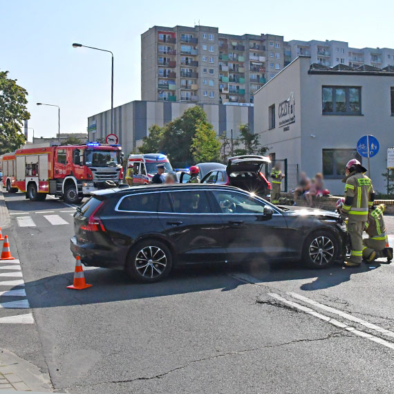 Kolizja na skrzyżowaniu ulic Szkolnej i Gdyńskiej