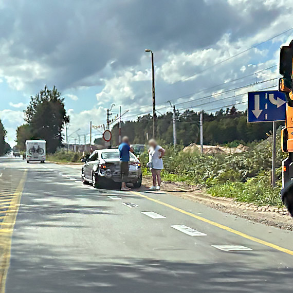 Kolizja na drodze krajowej nr 3 w kierunku ¦winouj¶cia