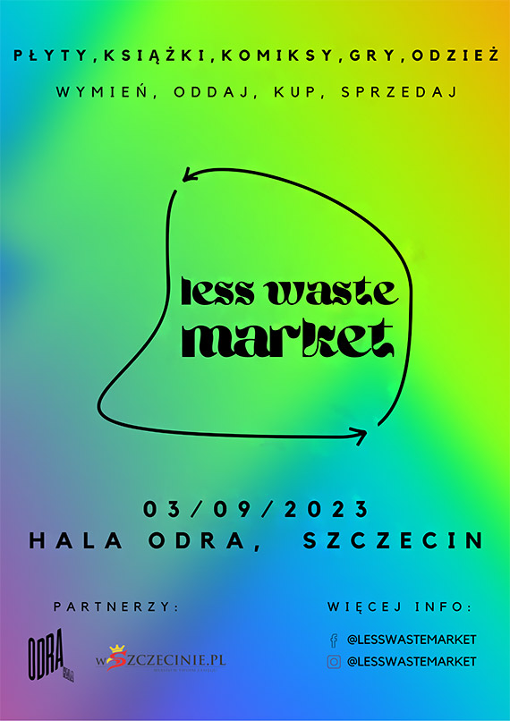 3 września, w niedzielę, po raz 17 w Hali Odra odbędzie się Less Waste Market