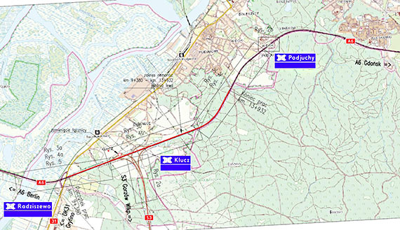 Remont autostrady A6 w rejonie węzła Klucz – utrudnienia i objazdy
