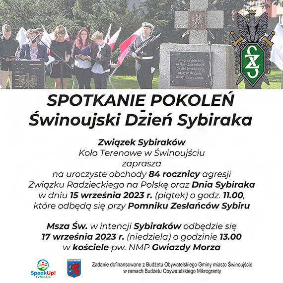 Rocznica napaci ZSRR. wiatowy Dzie Sybiraka
