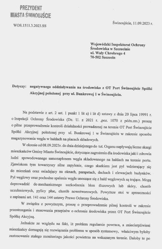 Miasto domaga si pilnej kontroli w OT PORT