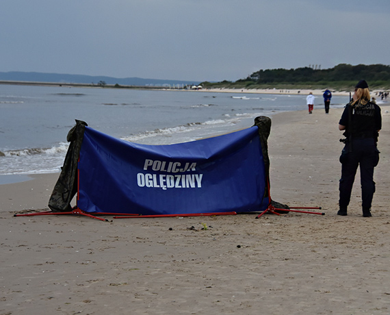 Tragiczne wydarzenie na plaży w Świnoujściu