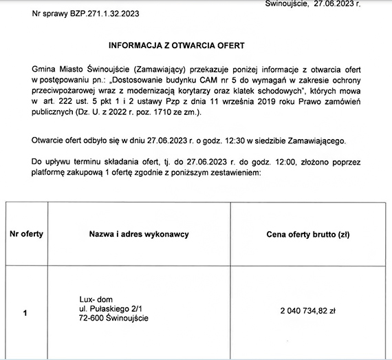Trwa gigantyczny baagan remontowy w budynku Urzdu Miasta