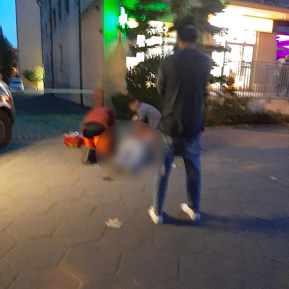 Nage zatrzymanie krenia: Dramat 85-latka