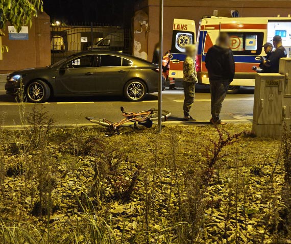 Niejasne okoliczności zdarzenia z rowerzystą