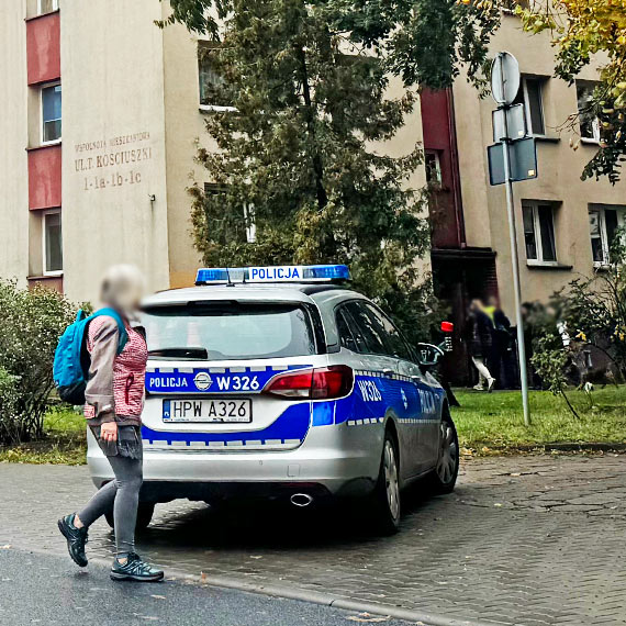 Po porannym dramacie przy ul. Sowackiego, groby niebezpiecznego osobnika usyszeli mieszkacy na osiedlu Kociuszki
