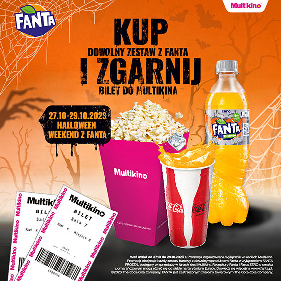 Weekend Halloween z Fant w Multikinie! Odbierz darmowy bilet na listopadow premier!