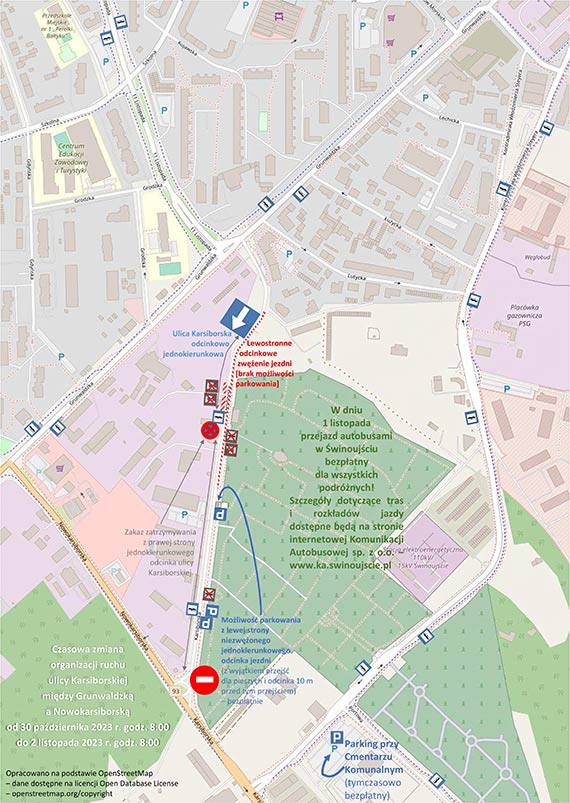 Ruch we Wszystkich witych. Darmowy parking i przejazdy autobusami. Zmiana organizacji ruchu. Przeczytaj