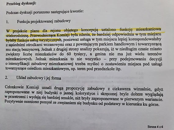 Inwestycje nie dla mieszkańców