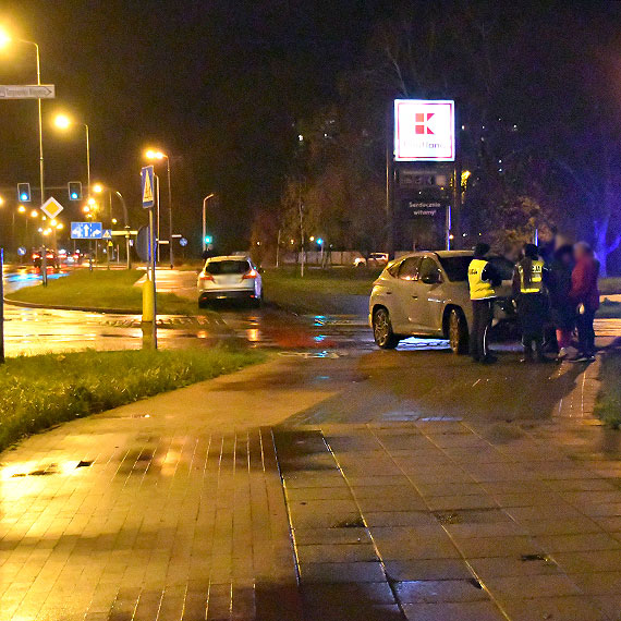 Kolizja drogowa na ulicy 11 Listopada