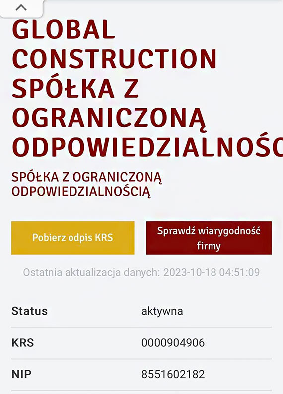 Wykonawca parkingowca z nadzorem sądowym