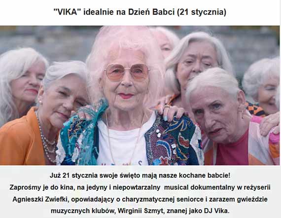 Dzień Babci i Dziadka w kino Eva
