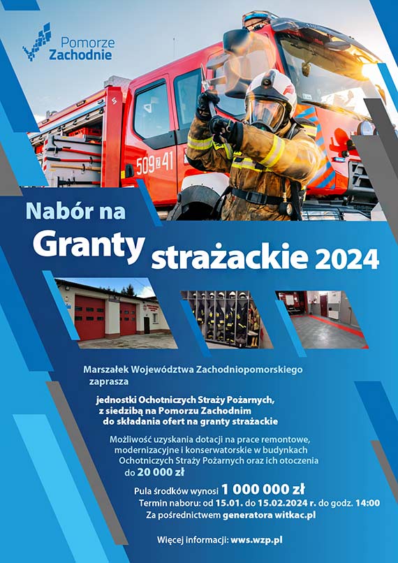 Okrągły milion na „Granty Strażackie 2024”