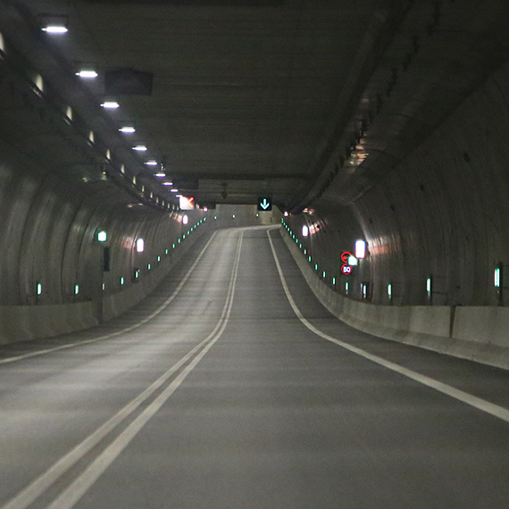 W nocy planowe jest ograniczenie ruchu w tunelu polegające na wprowadzeniu ruchu wahadłowego