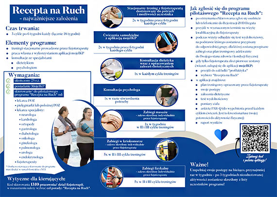 Program bezpłatnego wsparcia kondycji fizycznej dla osób powyżej 25 roku życia