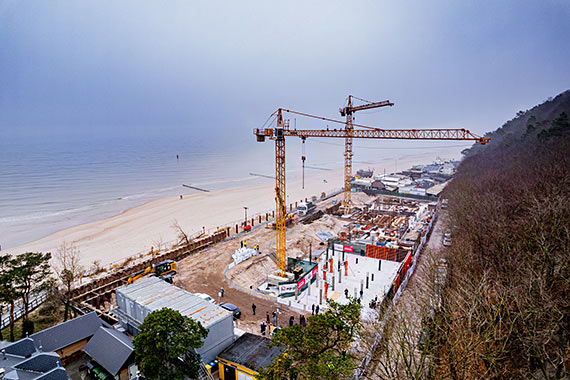 Kamień węgielny pod budowę luksusowego kompleksu w Międzyzdrojach wmurowany. The Sea Resort zainauguruje działalność pod koniec 2025 r.