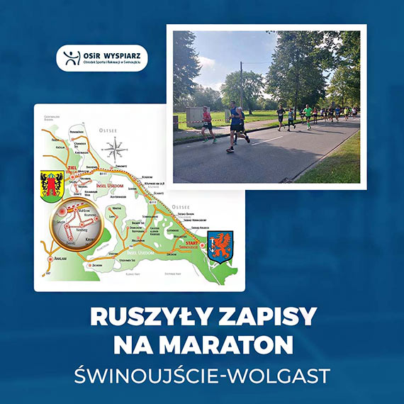 Ruszyy zapisy na Maraton winoujcie Wolgast