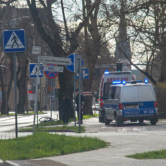53-letni rowerzysta potrącony na ulicy Wojska Polskiego