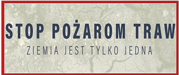 Stop poarom traw