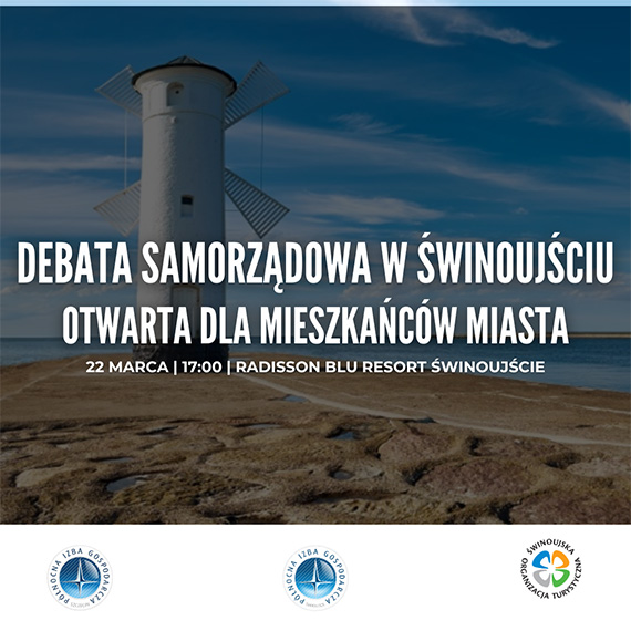 Zaproszenie na otwart debat samorzdow w winoujciu: Przyszo turystyki i rozwoju miasta