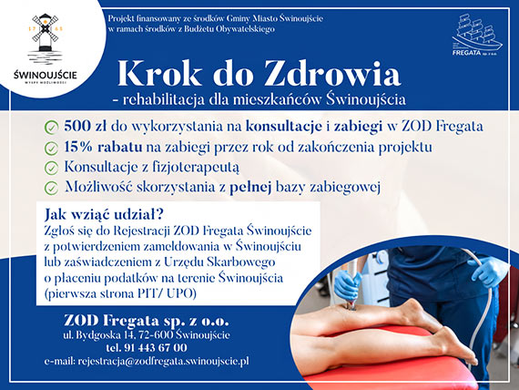 „Krok do Zdrowia - rehabilitacja dla mieszkacw winoujcia”